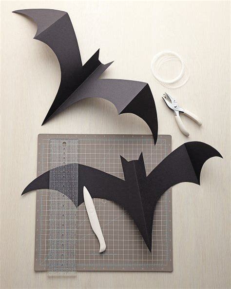 Decorate Your Home for Halloween With These Spooky DIY Paper Bats ...