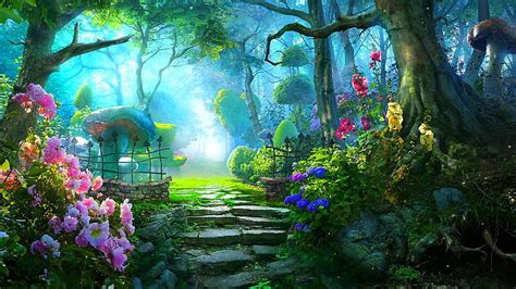 High Resolution Enchanted Forest, Fairy Tale Forest HD wallpaper | Pxfuel