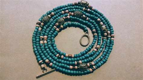 DIY African Waist Beads | Beaded bracelets tutorial, Beaded bracelets, Diy beaded bracelets