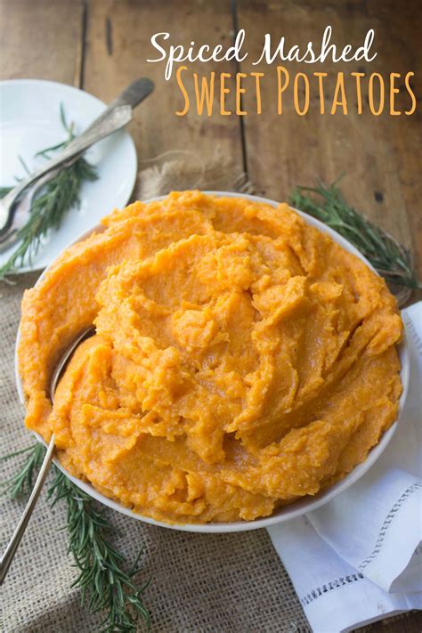 Spiced Mashed Sweet Potatoes | Healthy, No Sugar Added