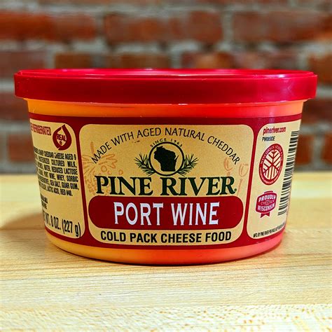 Port Wine Cheese Spread (8 oz.) – Pine River – Adams Cheese Shop