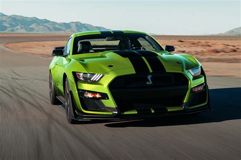 2020 ford mustang shelby GT500 painted grabber lime for st. patrick's day