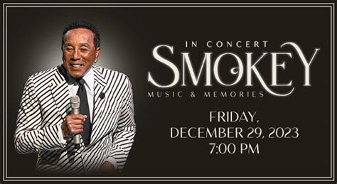 Smokey Robinson | Genesee Theatre