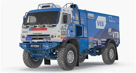 3D kamaz dakar racing truck model - TurboSquid 1311937