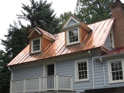 copper painted metal roof - Perry True