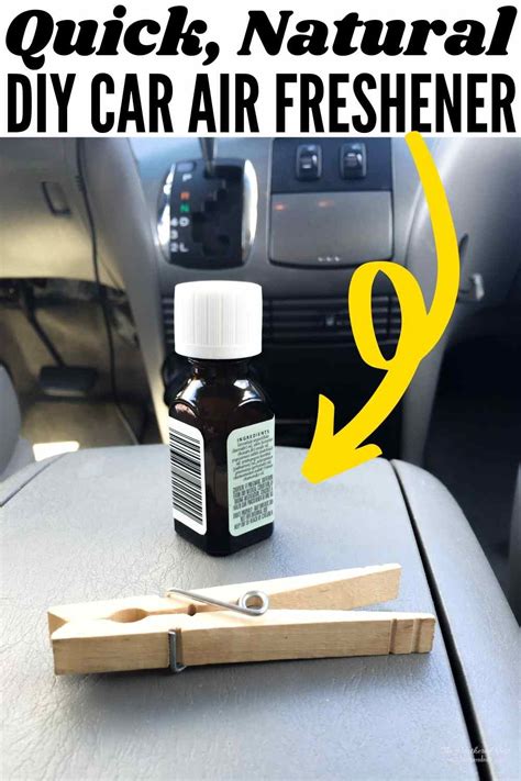 All-Natural DIY Car Air Freshener In SECONDS! - The Heathered Nest