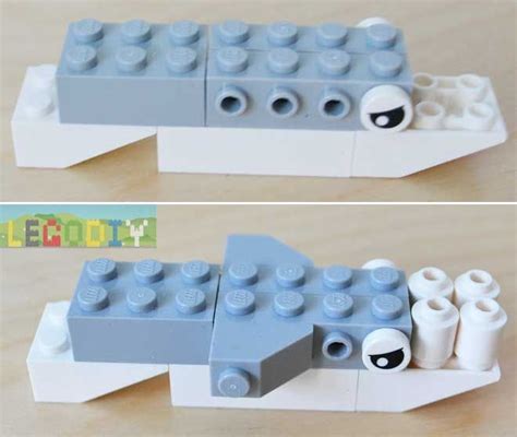 lego shark instruction | Lego diy, Lego, Shark lego