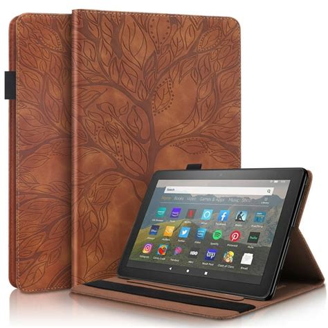 Fire HD 10 11th Gen Cover with Pencil Holder, Kindle Fire HD 10 Plus ...