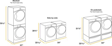 Washer and Dryer Measuring Guide | Whirlpool - Everyday, Care