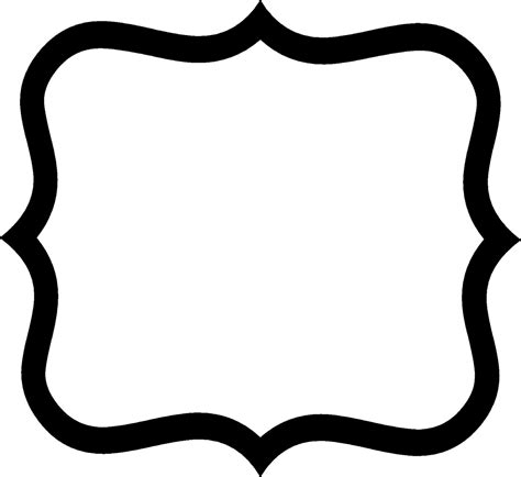 white shape png - Google Search | Label shapes, Shape templates, Templates printable free