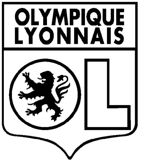 Coloriage Football : Ecusson OL Olympique Lyonnais 29