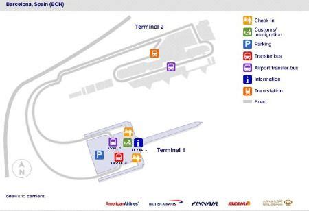 El Prat Airport Map