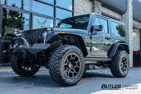 Jeep Wrangler with 20in Black Rhino Overland Wheels exclusively from Butler Tires and Wheels in ...