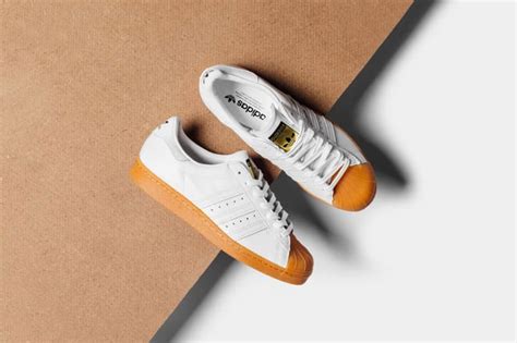 adidas Originals Superstar 80s Deluxe White and Gum Sneaker | Hypebeast