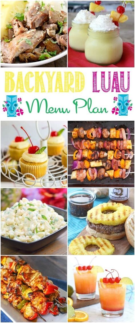 Easy Backyard Luau Recipes and Party Decoration Ideas - Its Yummi