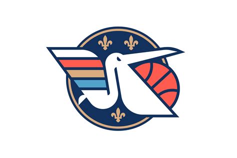 Michael Weinstein NBA Logo Redesigns: New Orleans Pelicans