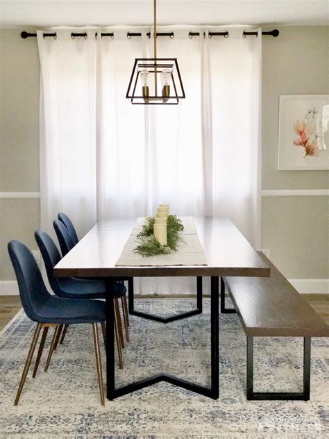 DIY Modern Dining Table Plans + Tutorial