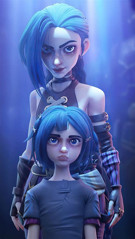 Arcane Jinx Fanart Wallpaper 4k HD ID:9931