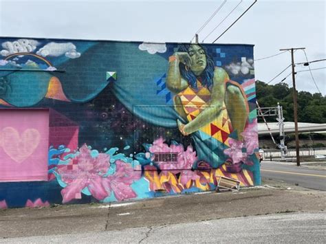 YMCA HEAR ME ROAR MURAL - 520 Elizabeth St, Charleston, West Virginia ...