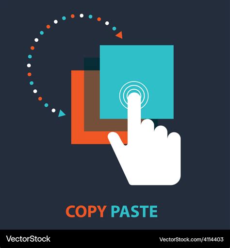 Copy paste icon Royalty Free Vector Image - VectorStock