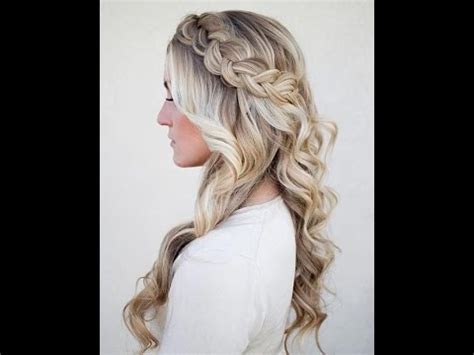 Hairstyles With Loose Curls And Braids - Hairstyle Guides