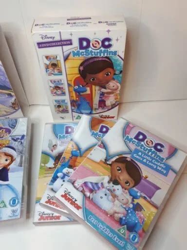 DISNEY SOFIA THE First 3x DVD Box Set & Doc McStuffins 3x DVD Box Set - Bundle $19.09 - PicClick CA