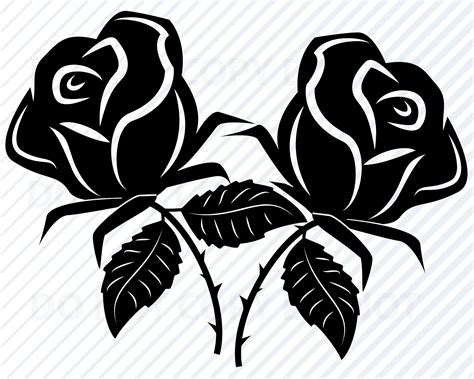 Rose Svg For Cricut Rose Svg Cut File Roses Svg Flower Svg | The Best ...