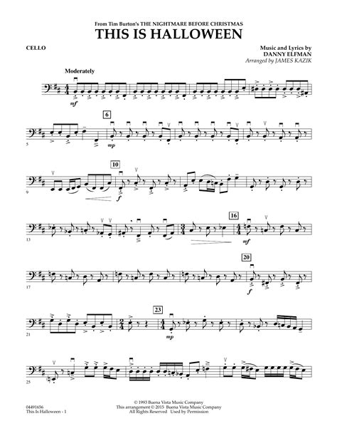 This Is Halloween Violin Sheet Music