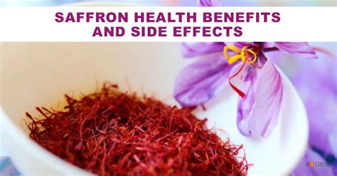 Saffron Health Benefits & Side Effects - NourishDoc