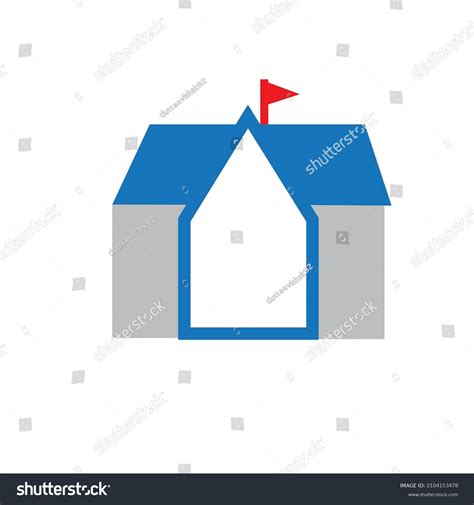 Vector School Building Illustration Clip Art Stock Vector (Royalty Free ...