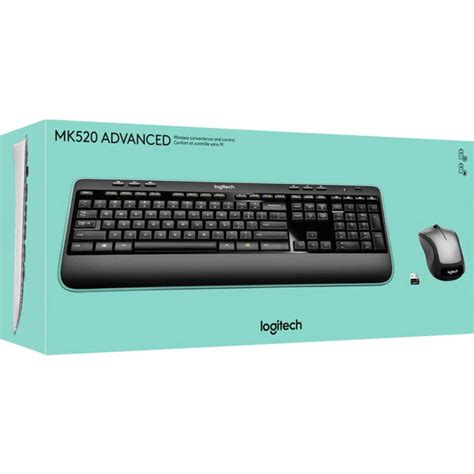 Logitech MK520 Wireless Combo Wireless keyboard/mouse combo Black from Conrad.com