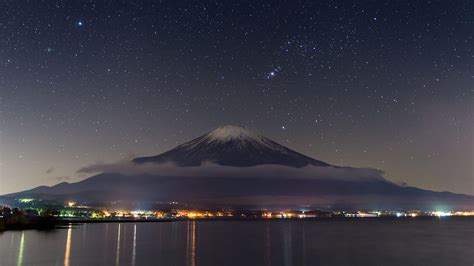 Night Mount Fuji Wallpapers - Top Free Night Mount Fuji Backgrounds - WallpaperAccess