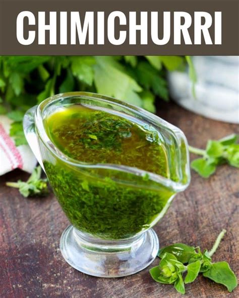 Easy Argentinean Chimichurri Recipe - Bacon is Magic - The Best Food Around the World