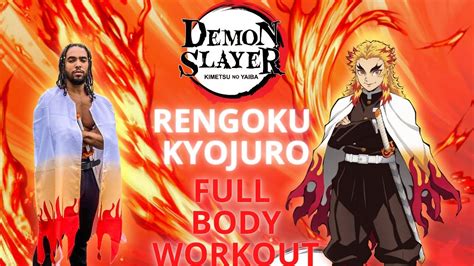 Demon Slayer | Rengoku Full Body Workout - YouTube