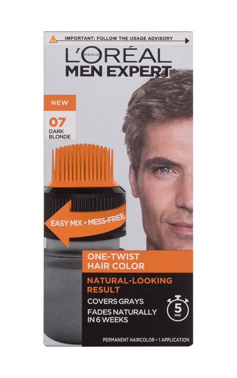 L'Oréal Paris Men Expert One-Twist Hair Color M Farba do włosów 50ml 07 Dark Blonde - Perfumeria ...