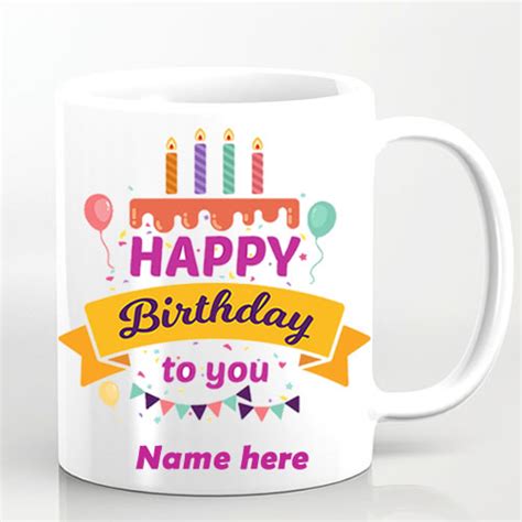 Send Customized happy birthday mug Online | Free Delivery | Gift Jaipur