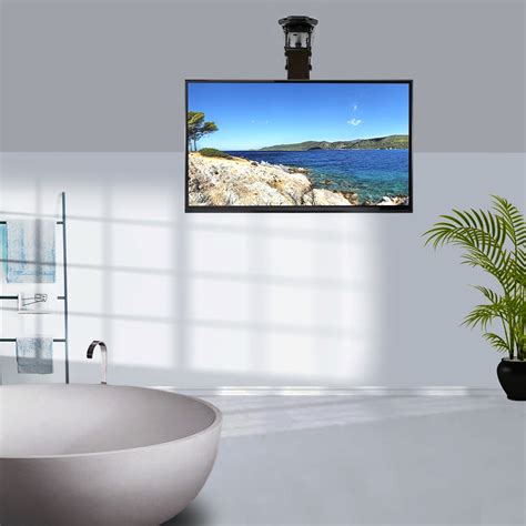 Electric Motorized Flip Down Pitched Roof Ceiling TV Mount for 32" to ...