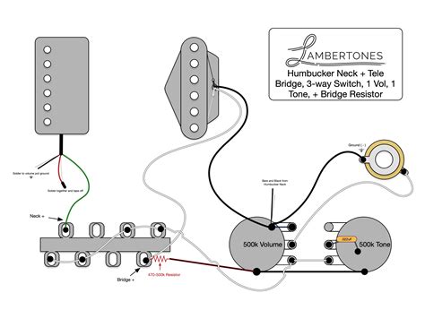 telecaster wiring diagram 3-way switch humbucker Telecaster tele coil humbucker humbuckers ...