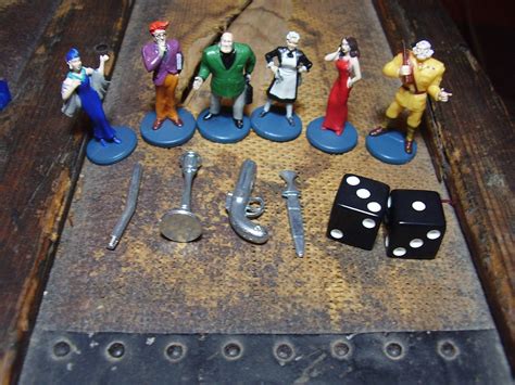 New Clue Game Pieces by Emulation on Etsy