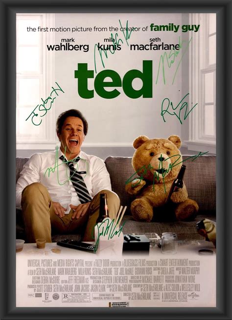 Signed Ted Movie Poster