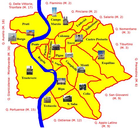 Roma Mapa Mapas detallados descargar – ID Tren