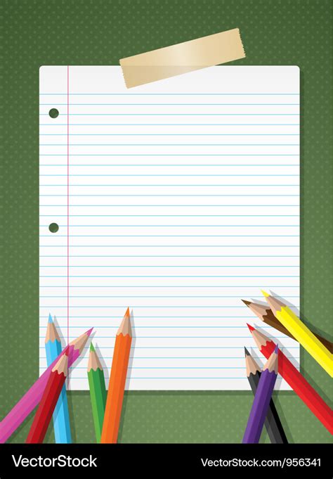 Stationery background Royalty Free Vector Image