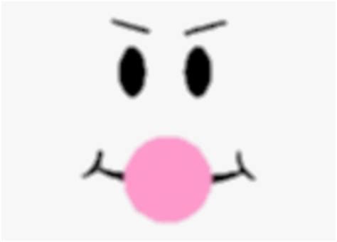 #roblox #face #picsart - Roblox Bubble Gum Face, HD Png Download - kindpng