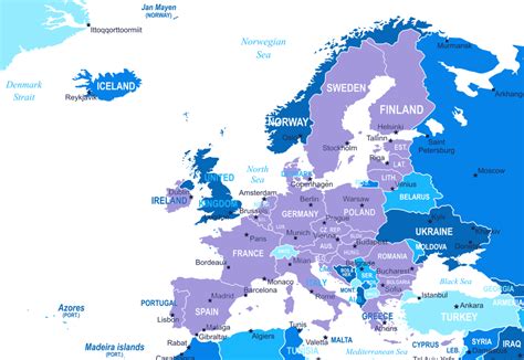 Category: European Maps | Map of Europe | Europe Map