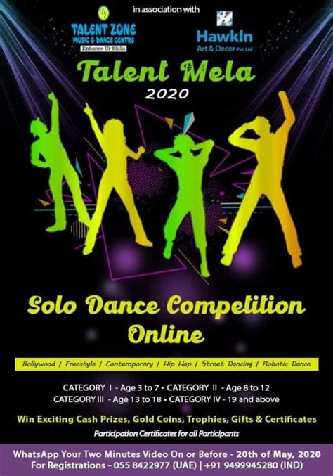 Online Solo Dance Competition (May) | Tickikids Abu Dhabi