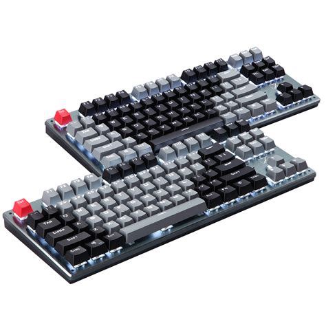 87 Keys Mechanical Keyboard bluetooth Wireless Type-C Wireless 2.4G Three-Mode Backlit Gaming ...