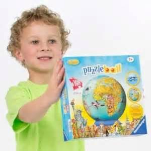 Childrens World Map 270 Piece Puzzleball Ravensburger on PopScreen