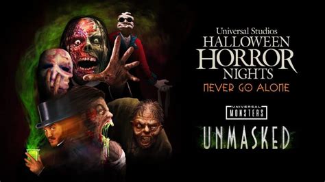 Universal Monsters: Unmasked Announced for Halloween Horror Nights 2023