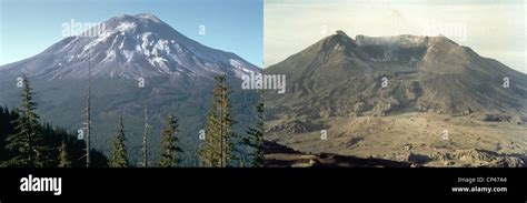 Mt St. Helens Eruption Map