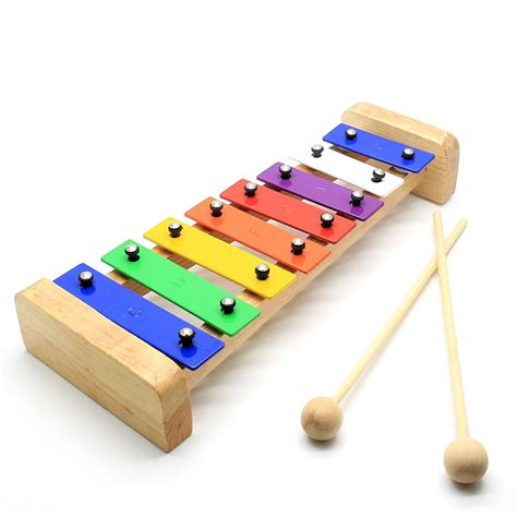 2019 Wooden Xylophone For Kids: Perfectly Sized Musical Toy For Kids With Clear Sounding Metal ...